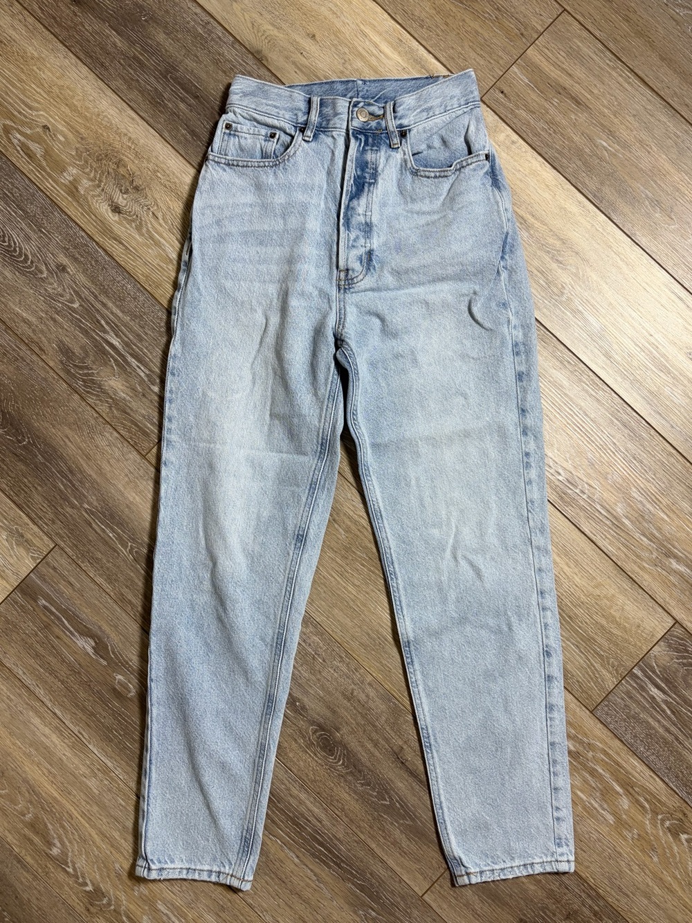 Pacsun Light Blue Ultra High Waisted Slim Fit Jeans - Picture 2 of 12
